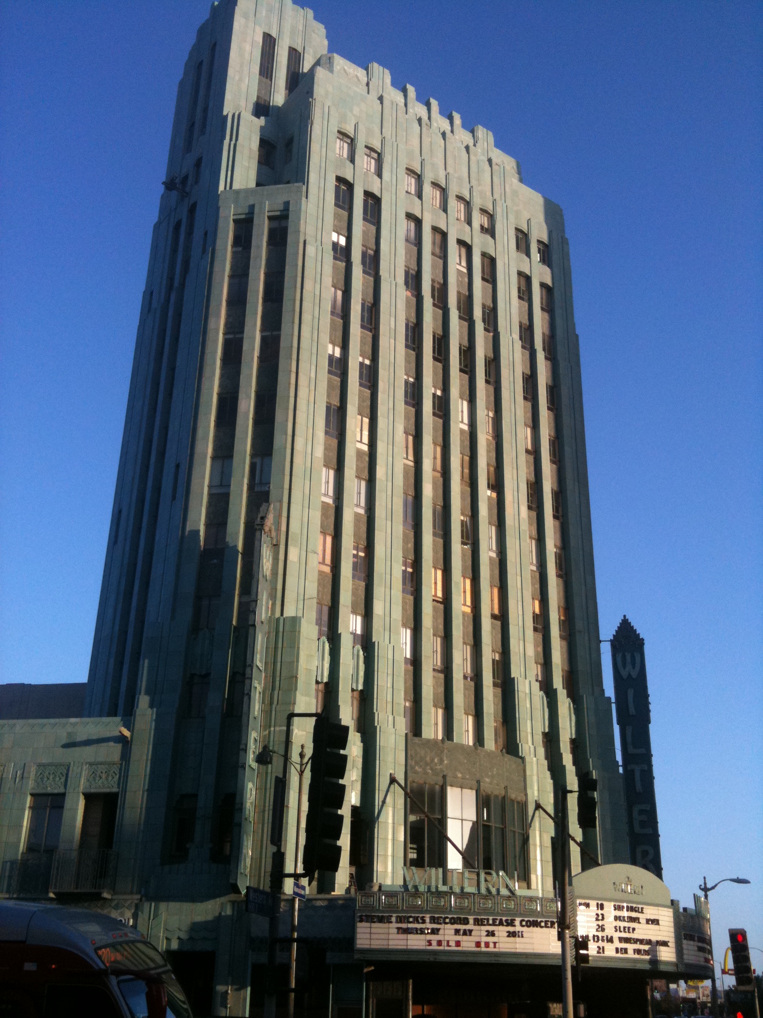 Wiltern Theater at the Wilshire/Western Station Entrance