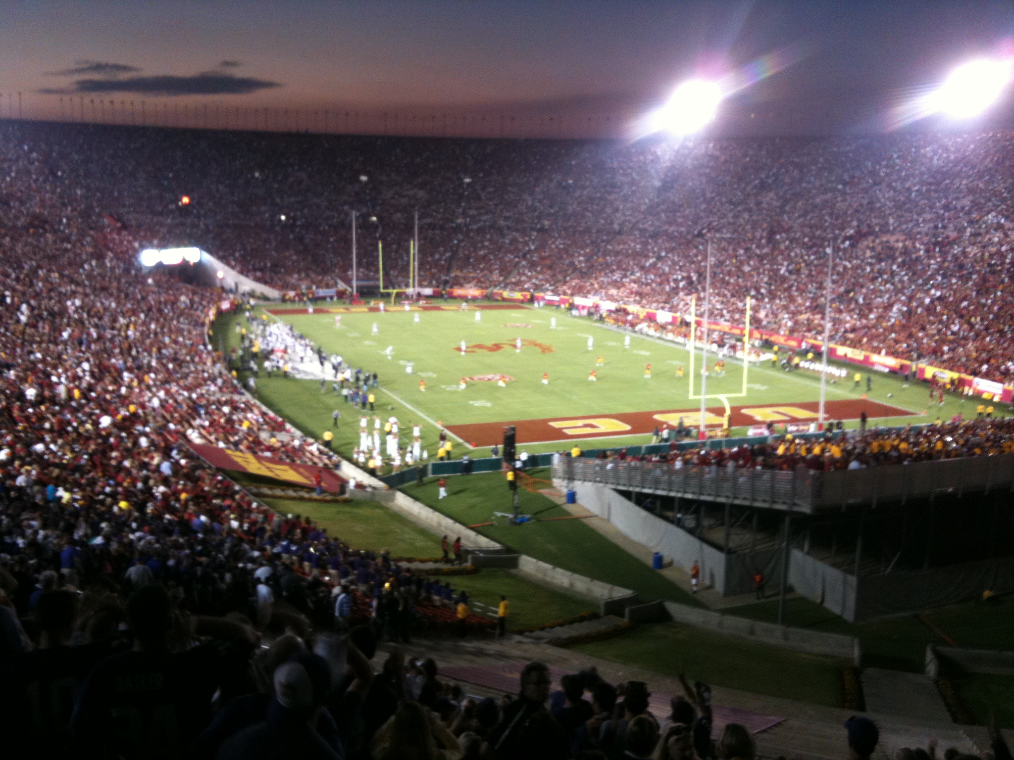 The Coliseum at USC near the Expo Line