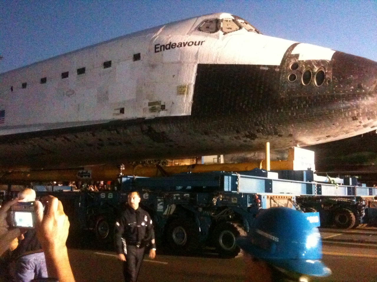 Space Shuttle Endeavour at the LA Science Museum near USC